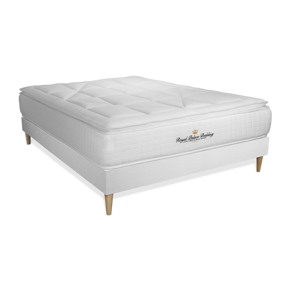 Pack matelas sommier 200x200 oreiller couette