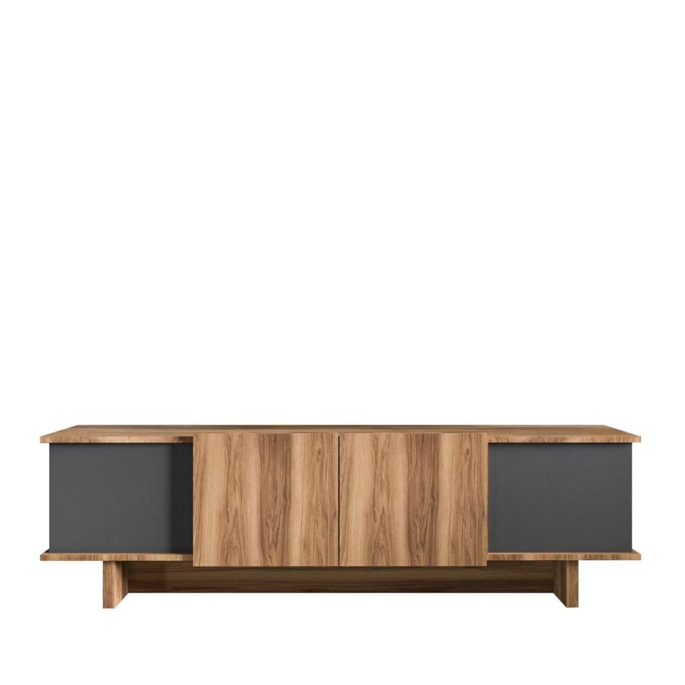 Meuble tv en bois marron 180 x 33 x 50 cm