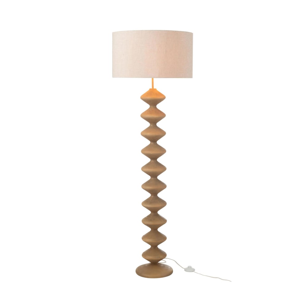 Lampadaire design 48x48x156 cm en bois gris — vue 4