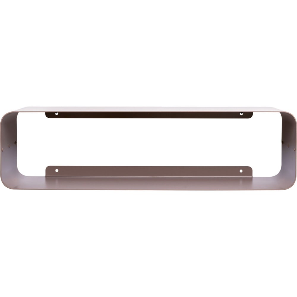 Étagère murale en acier taupe Étagère murale en acier taupe