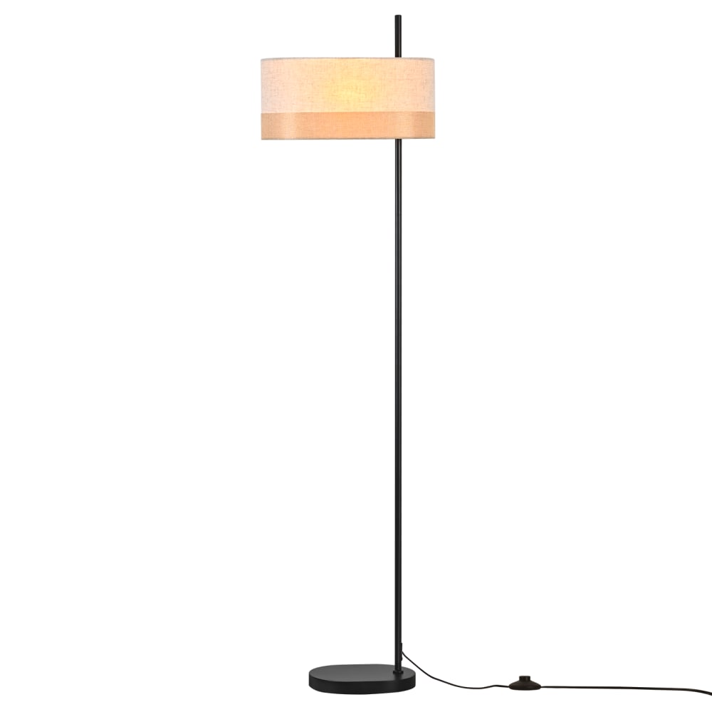 Lampadaire fer marron 40x25x154cm e27