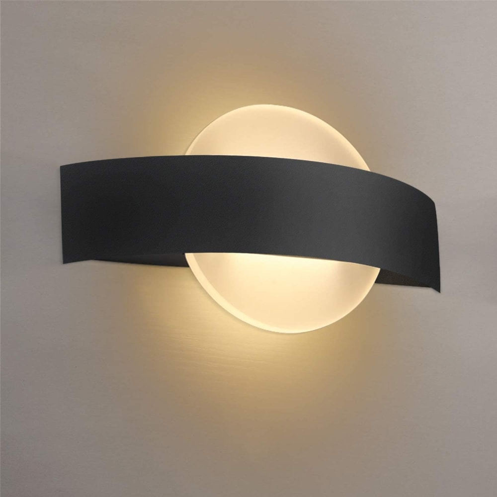 Applique murale fer noir 24x13x5cm led — vue 3