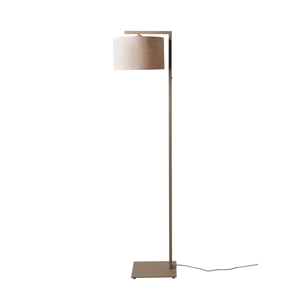 Lampadaire métal brun 30x32x160cm