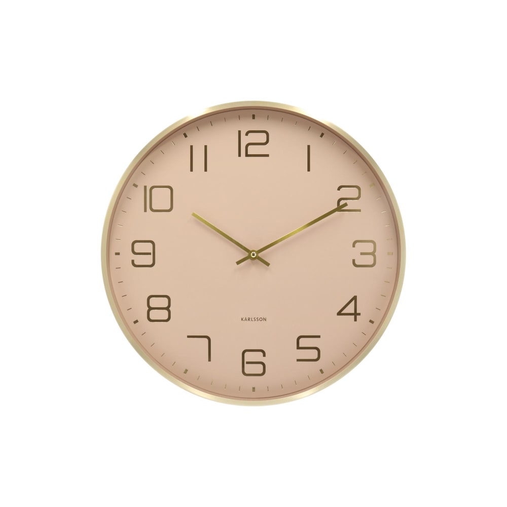 horloge murale aluminium