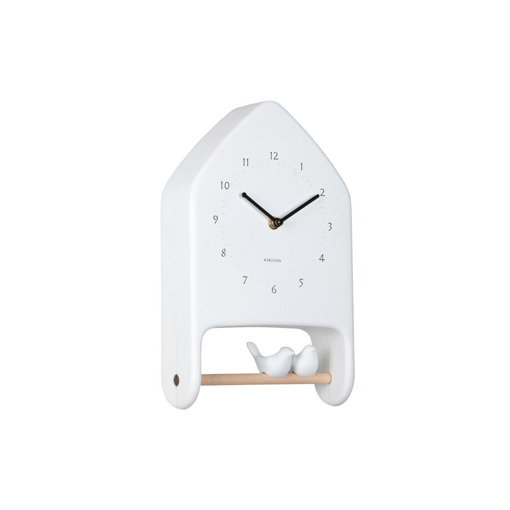 horloge murale blanc