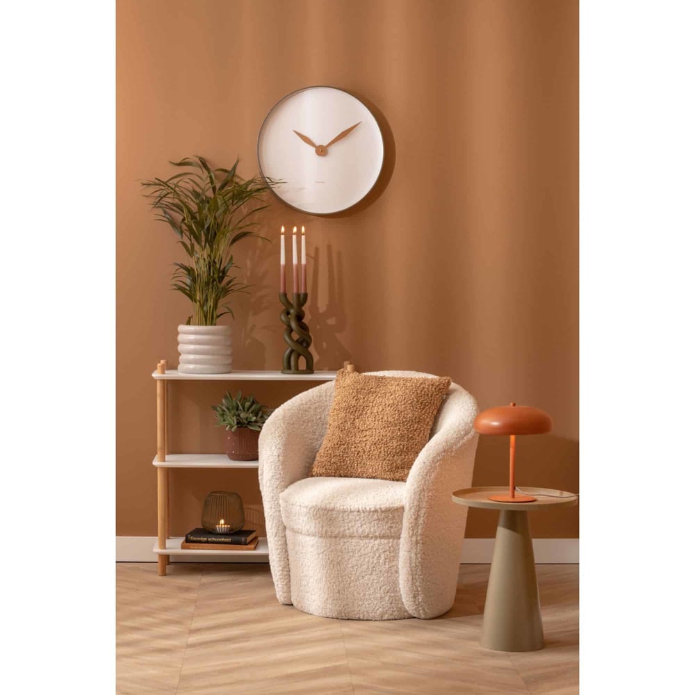 Wanduhr aus Eisen, grün, Ø50cm - Maisons Du Monde