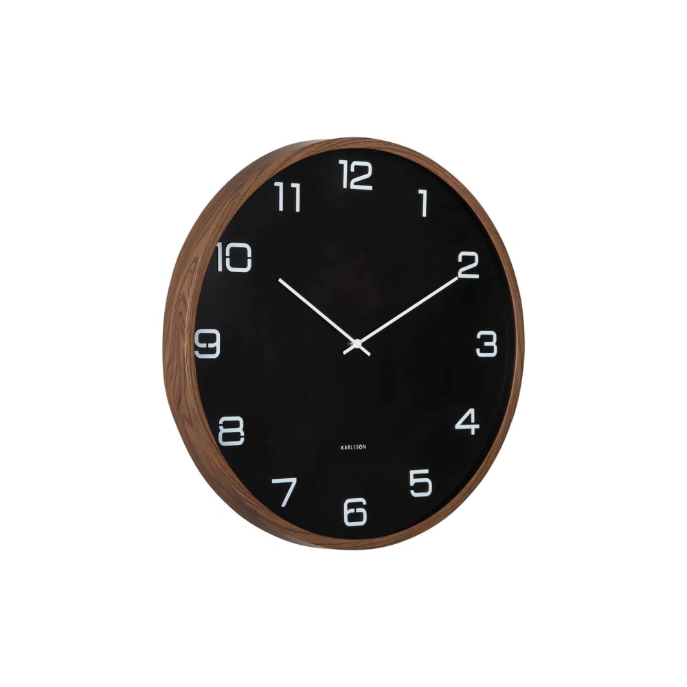 horloge murale noir 50.8x50.8x50.8cm