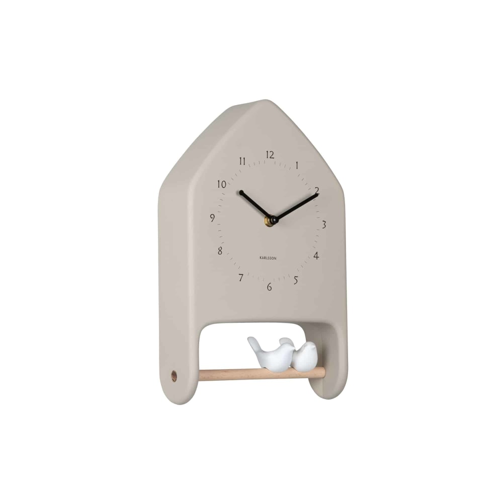 Horloge murale gris chaud 7.1x20x32cm — Beyit