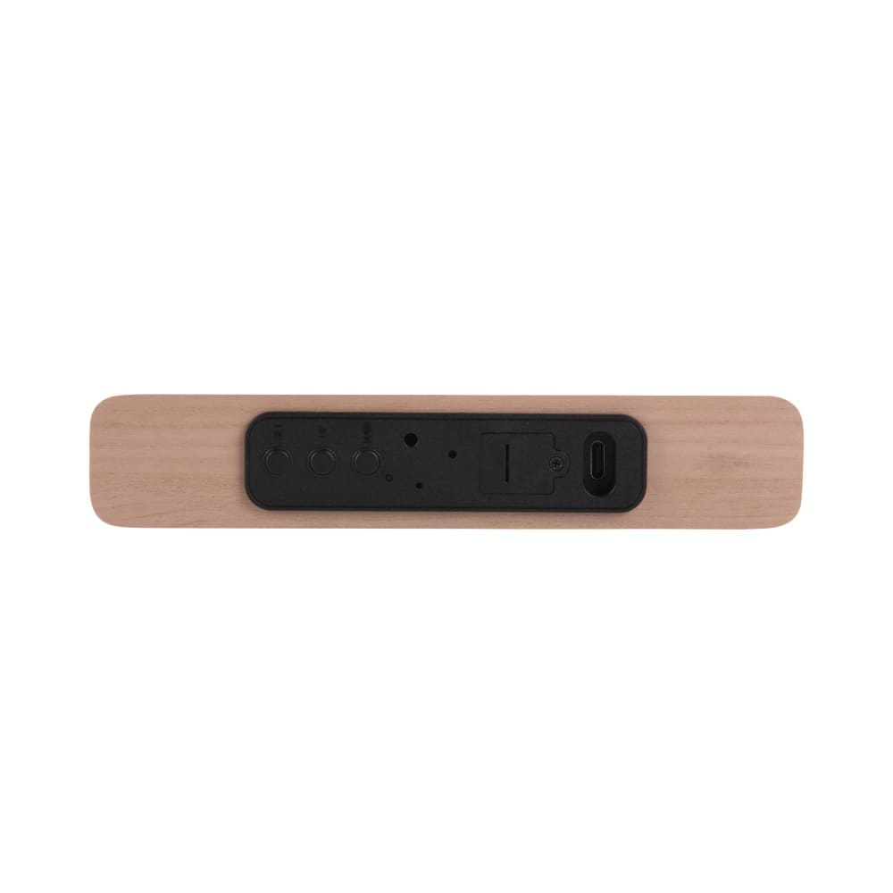 Réveil mdf orange vif 16.1x7.6x3cm — vue 3