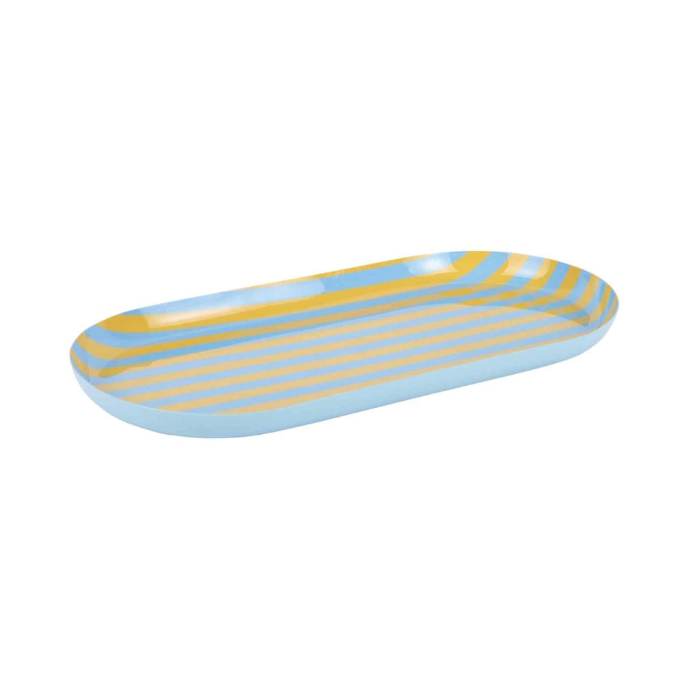 Plateau aus Metall, goldgelb, 38x18x2.5cm - Maisons Du Monde