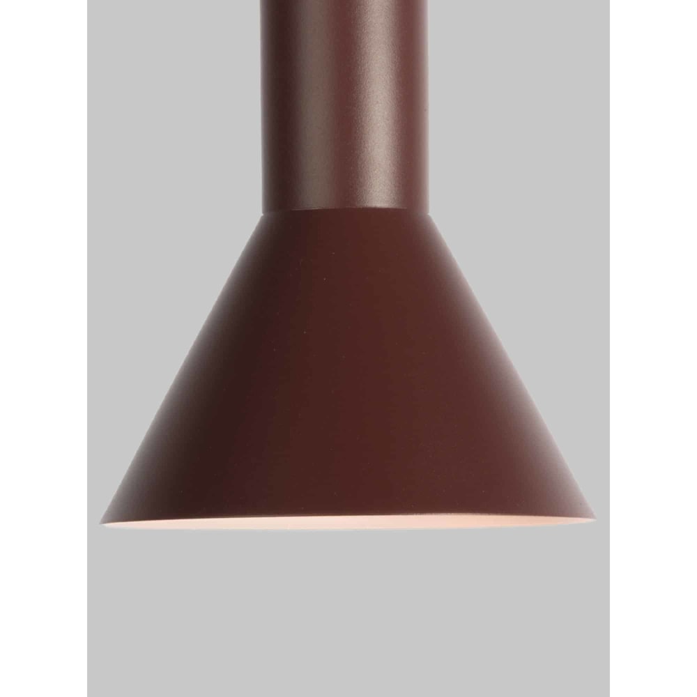 Suspension bordeaux ø14.5x250cm — vue 3