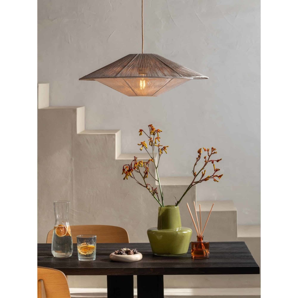 Suspension beige ø60x250cm — vue 3