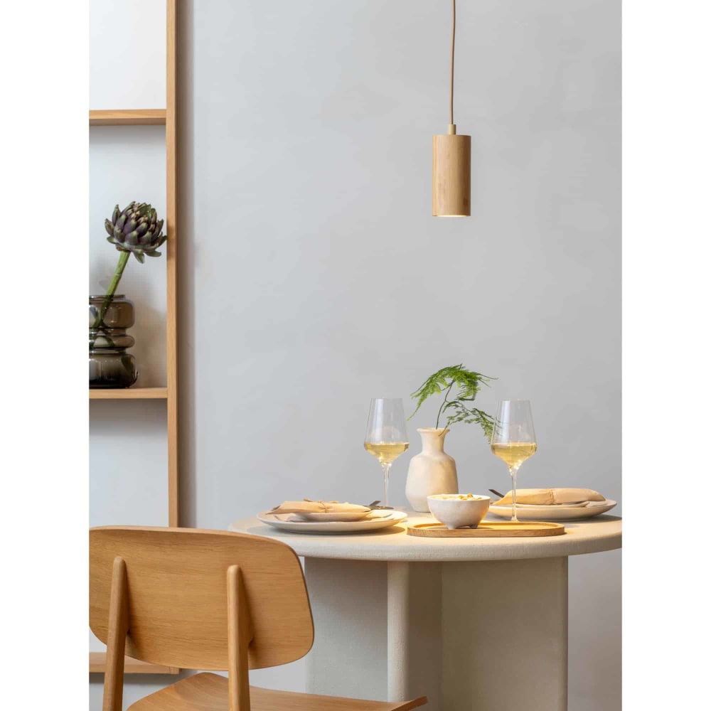 Suspension beige ø12x250cm — vue 3