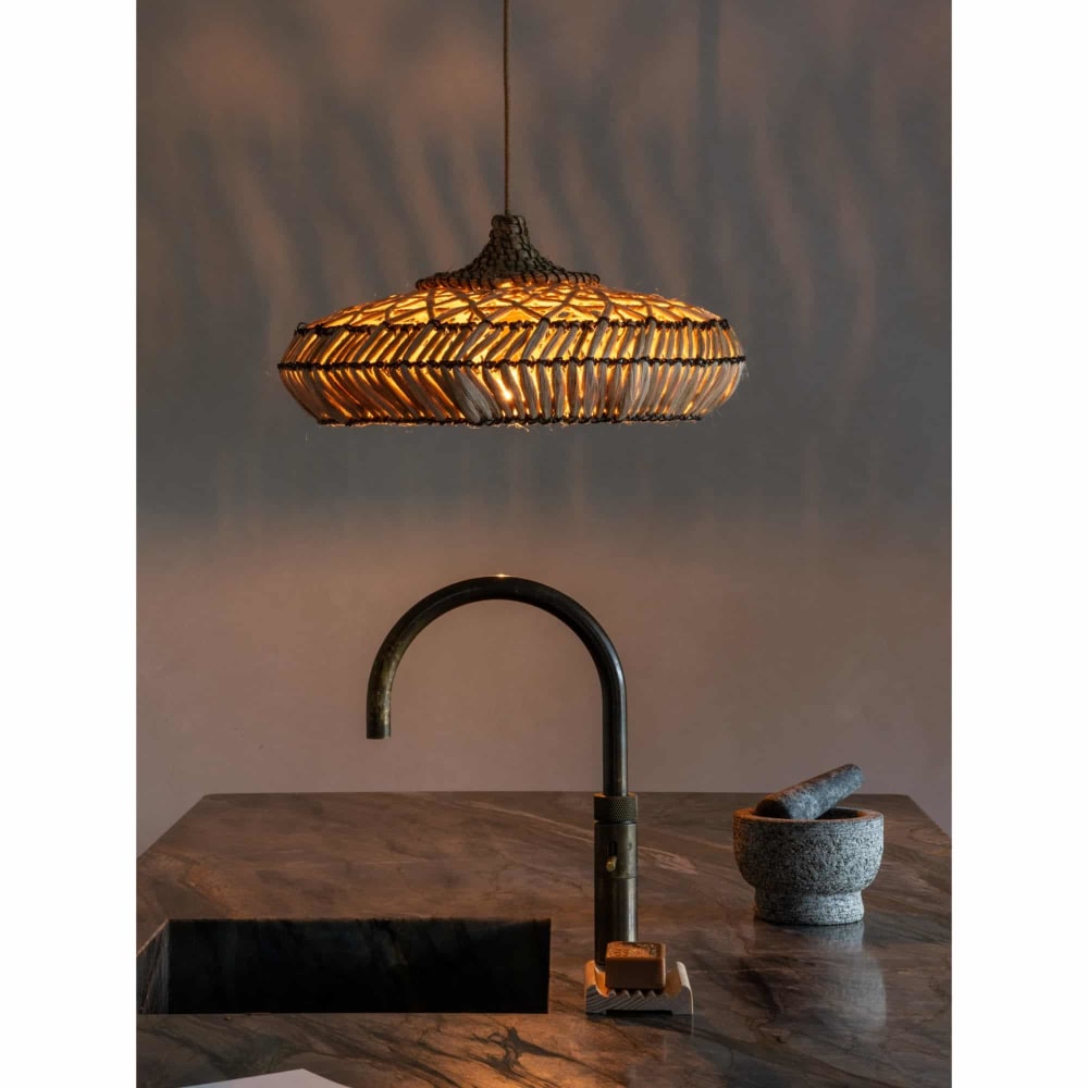 Suspension brun ø50x250cm