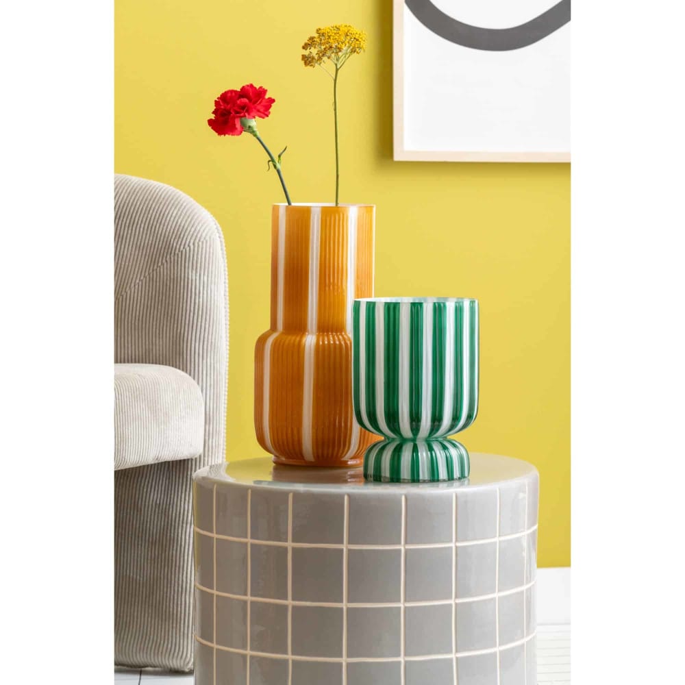 Vase vert 20.5x20.5x21.25cm