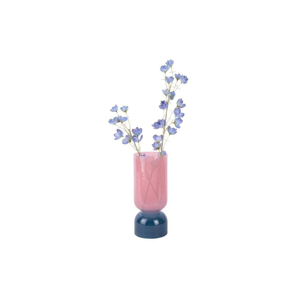 Vase aus Glas, zartes rosa, Ø12cm - Maisons Du Monde