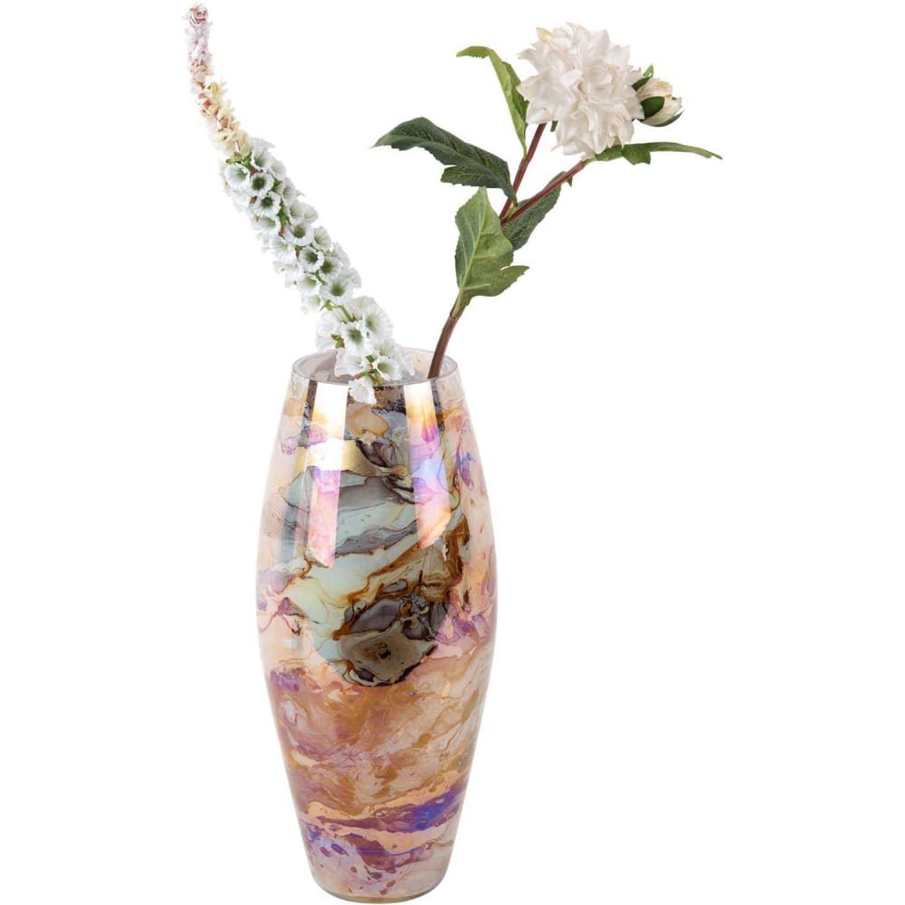 Vase verre brun ø16cm — vue 4