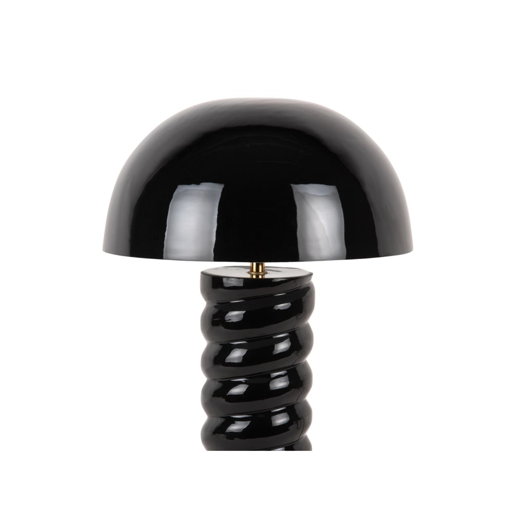 Lampe de table fer noir brillant ø30cm — vue 3