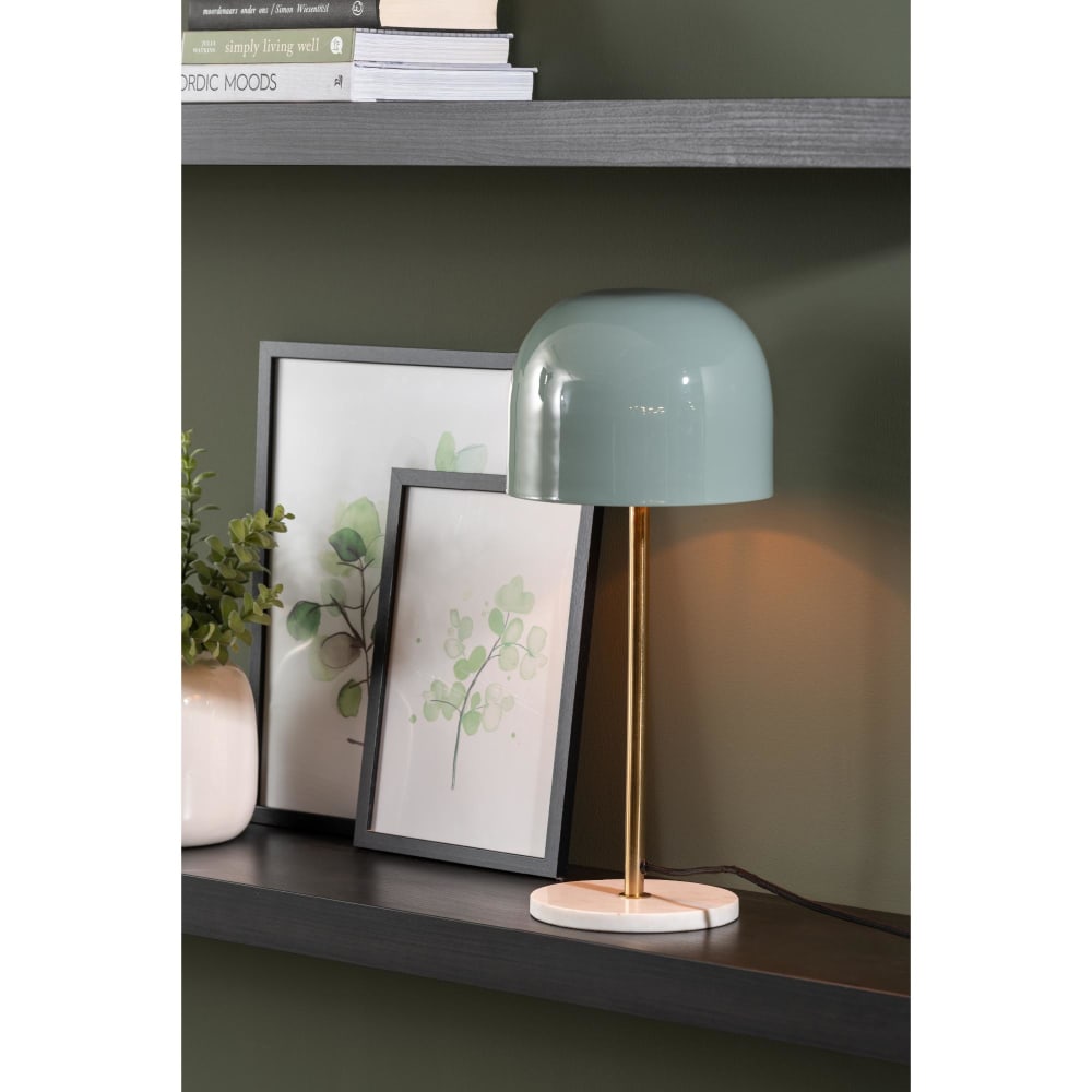 Lampe de table fer bleu ø20cm — vue 3