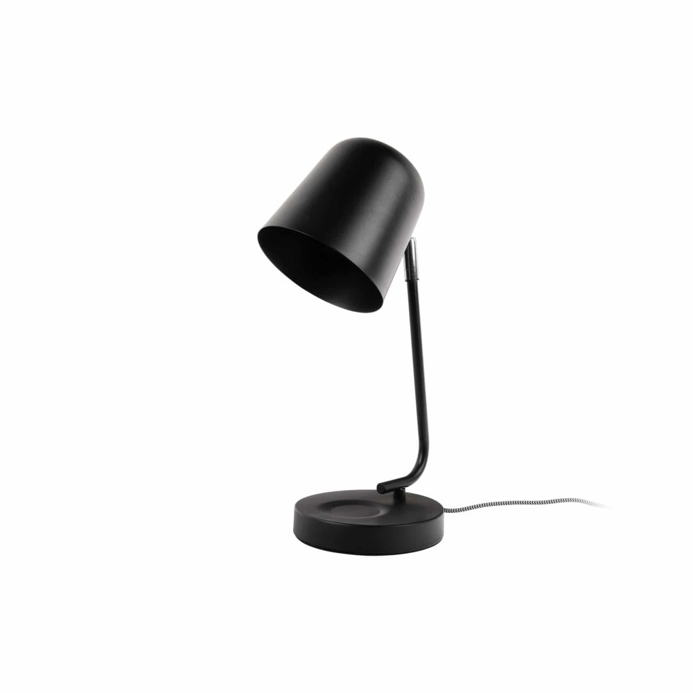 Lampe de table fer noir ø15cm