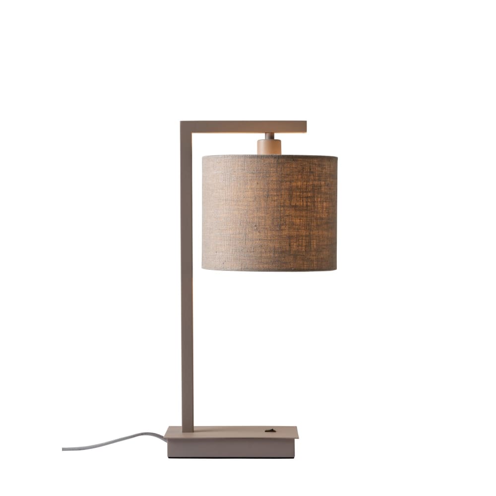 Lampe de table métal brun 17x18x44cm Lampe de table métal brun 17x18x44cm