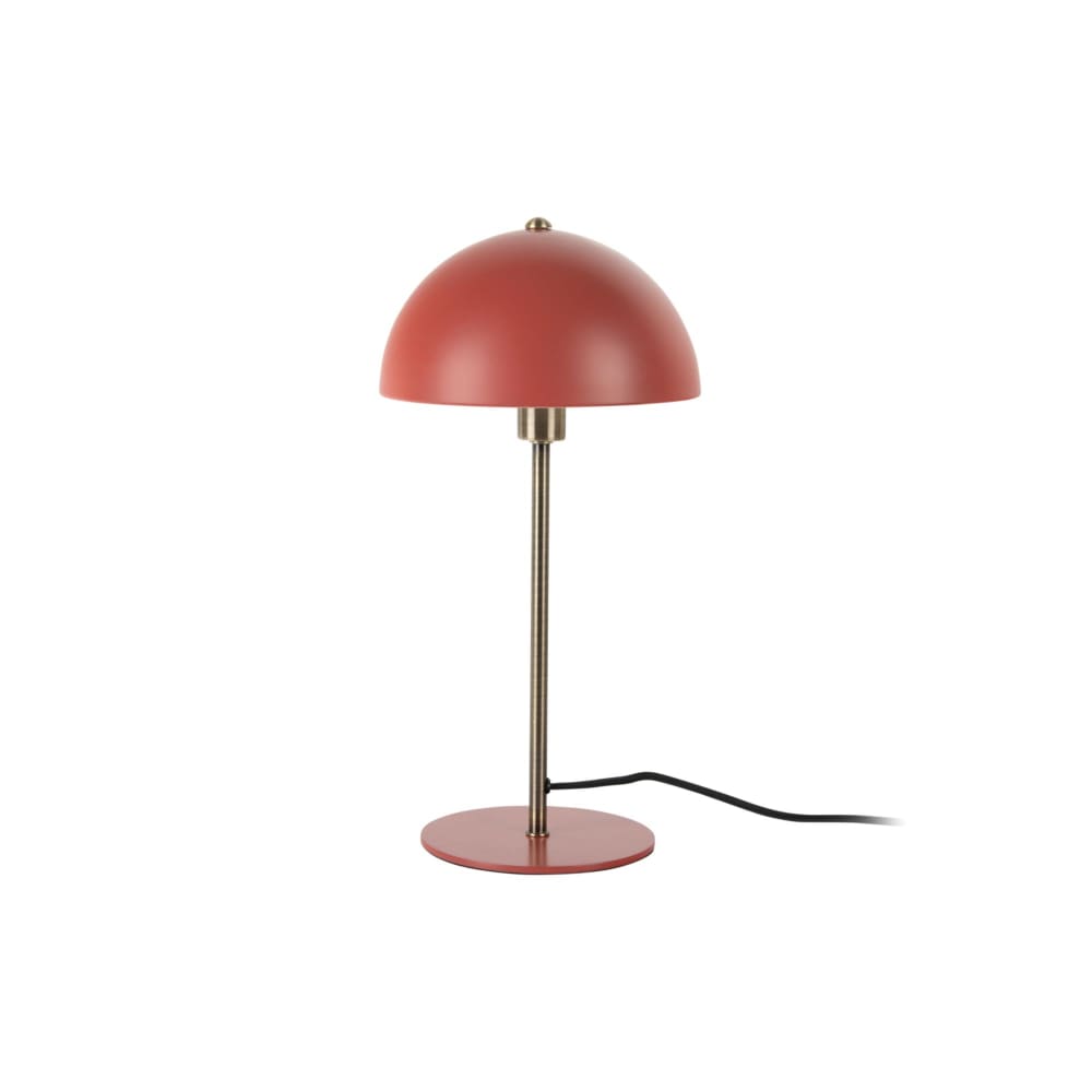 Lampe de table métal rouge 20x20x39cm