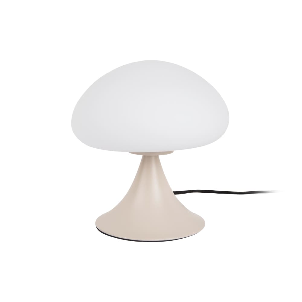 Lampe de table verre gris chaud ø20cm