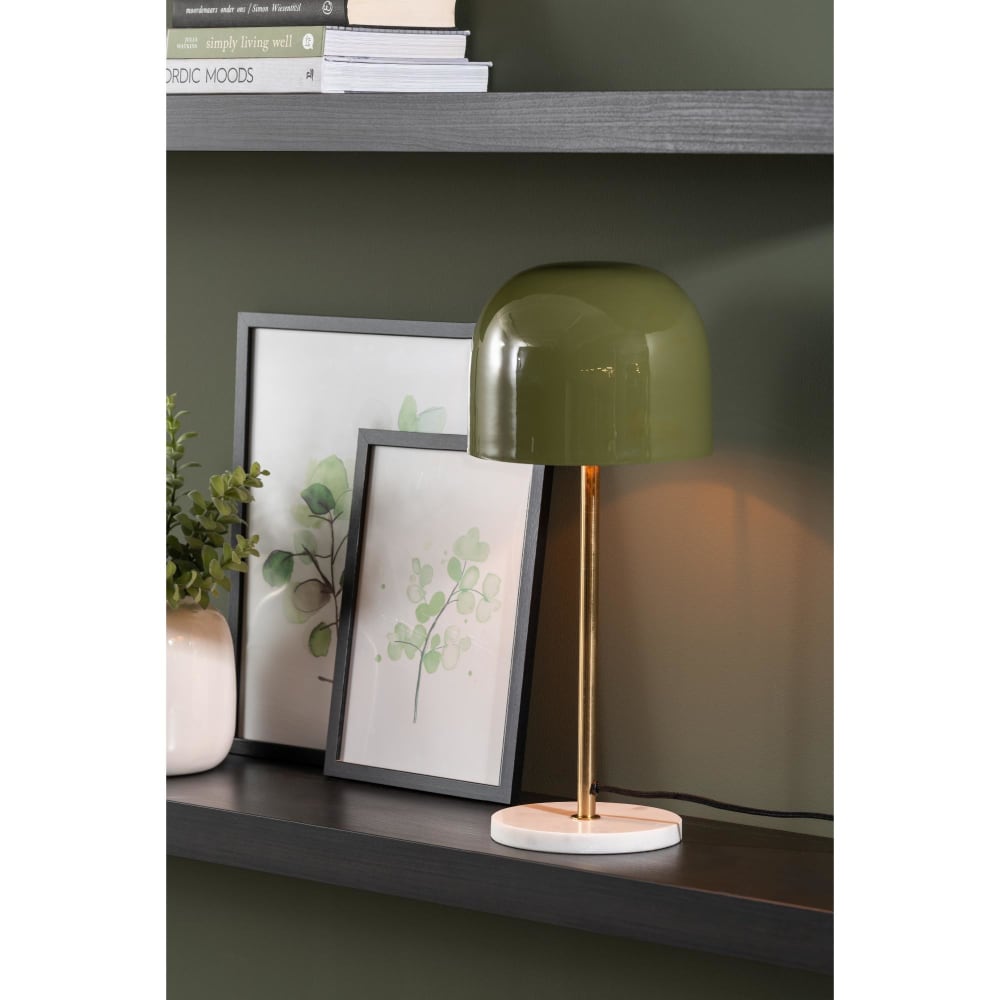 Lampe de table fer vert ø20cm — vue 3