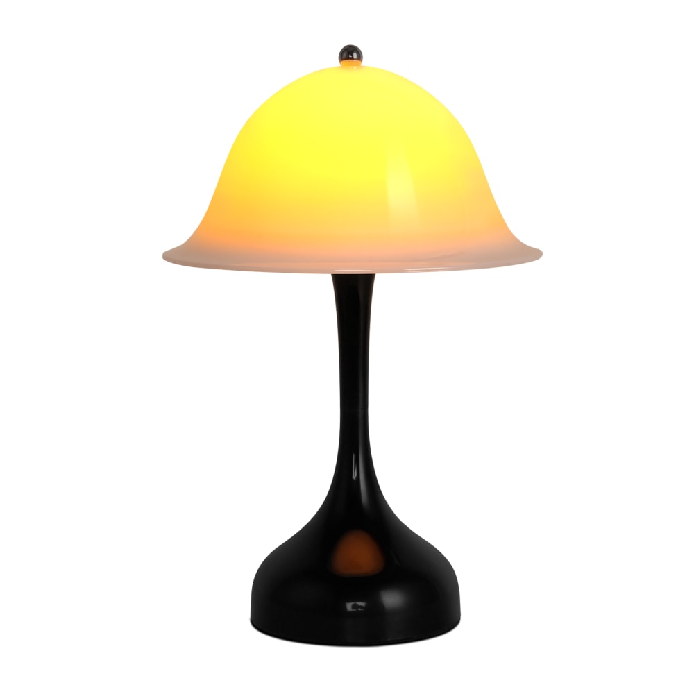 ZMH Tischlampe Kunststoff 16x9x24.5cm Schwarz LED style modern Schwarz Pvc - Polyvinlychlorid