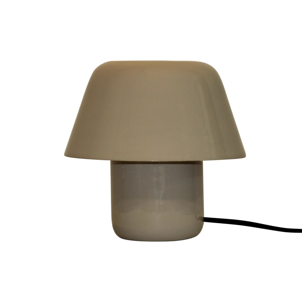 Lampe de table fer gris chaud 20x20x19cm