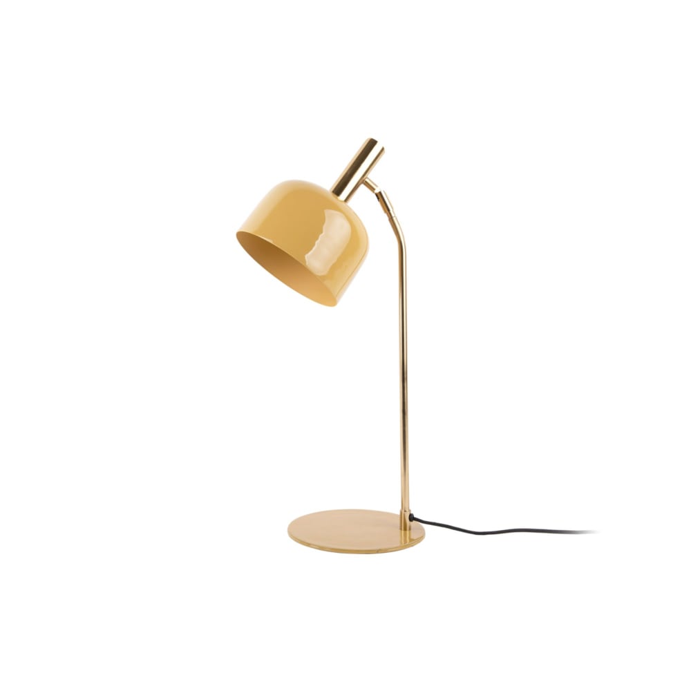 Lampe de table fer jaune 23x19.5x56cm