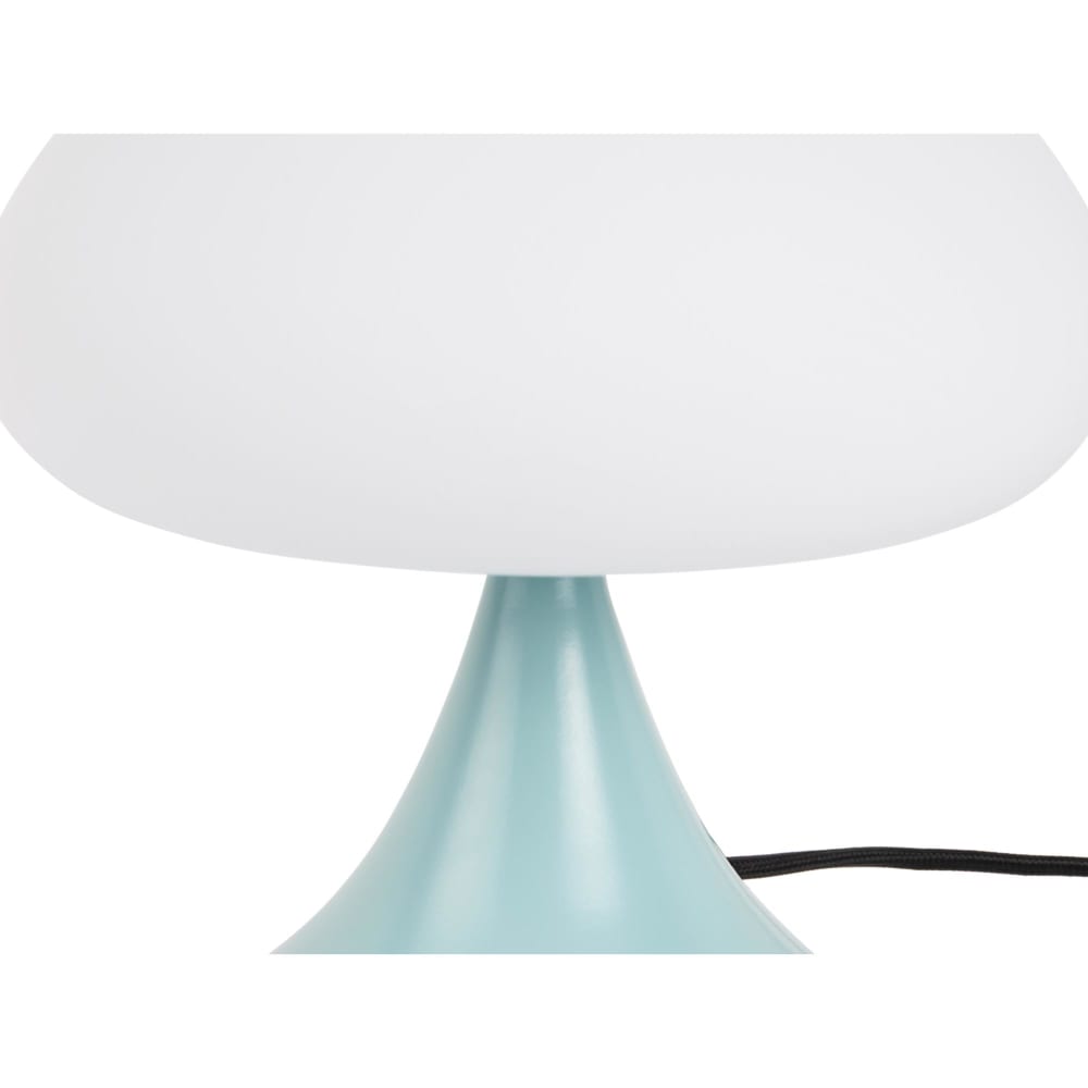 Lampe de table verre bleu brumeux ø20cm — vue 3