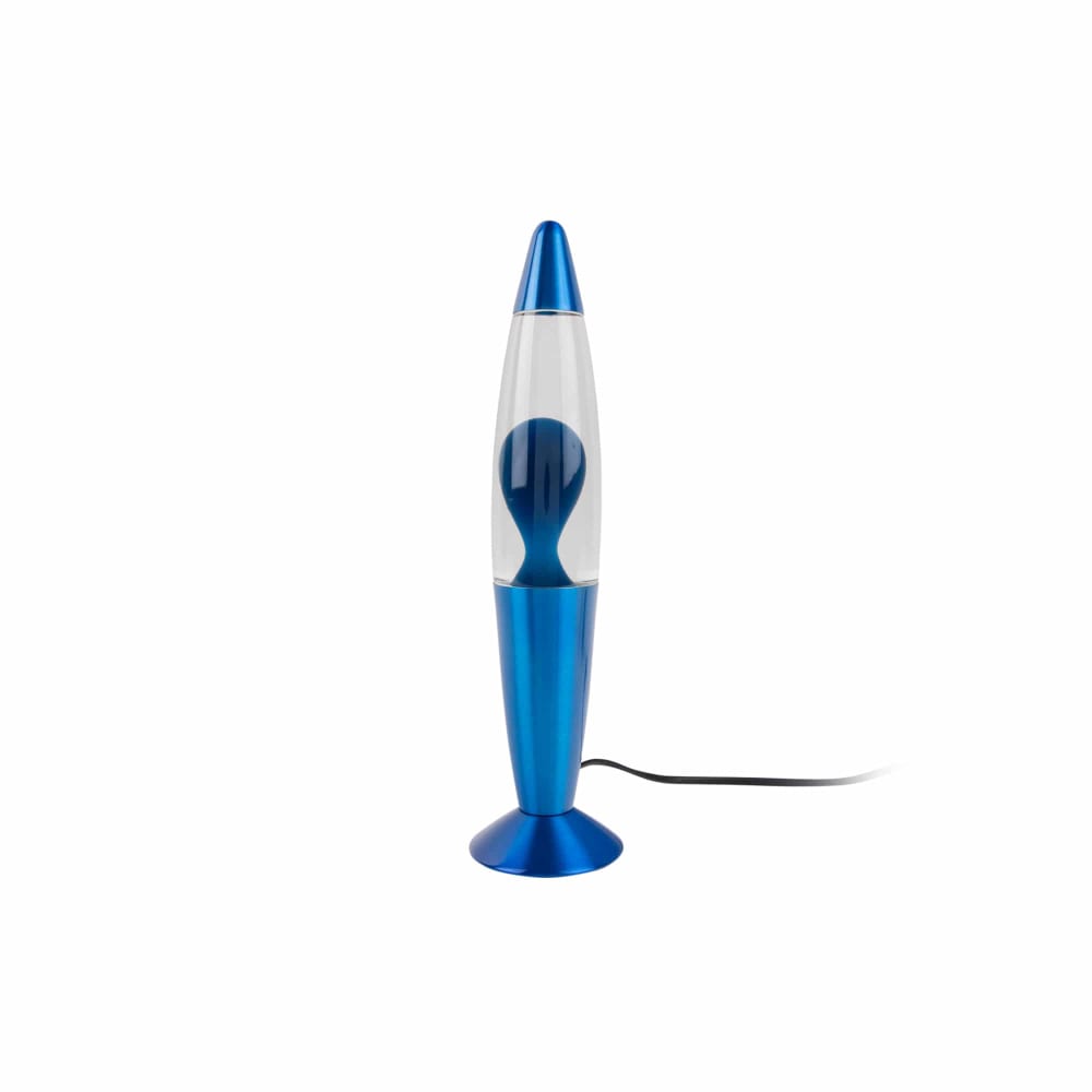 Lampe de table verre bleu ø8.6x35.5cm