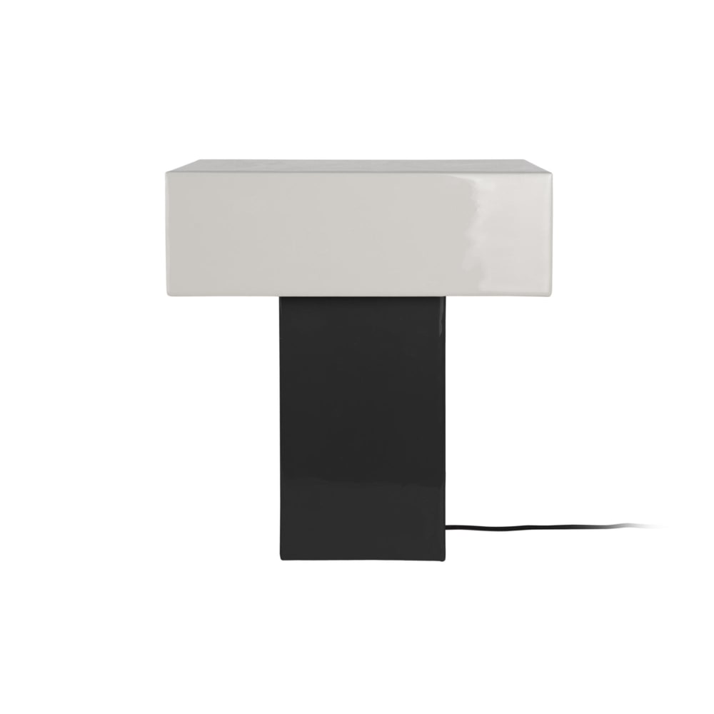 Lampe de table métal noir 32x15x35cm