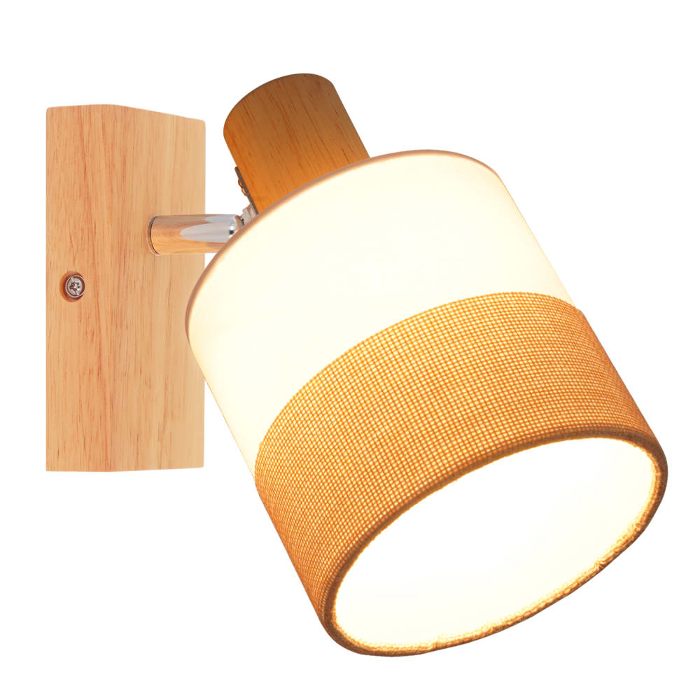 Spot de plafond brun 21x13x13cm e14 1 flammes