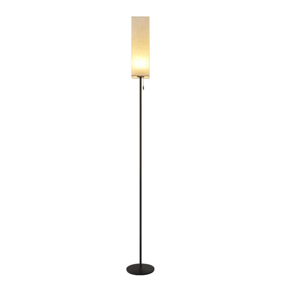 Lampadaire fer noir 151x16x10.5cm led
