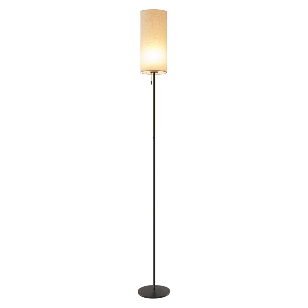Lampadaire fer noir 151x16x14cm led