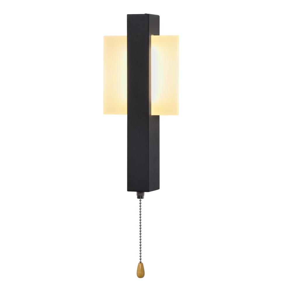 Applique murale fer noir 27.5x12x4.5cm led