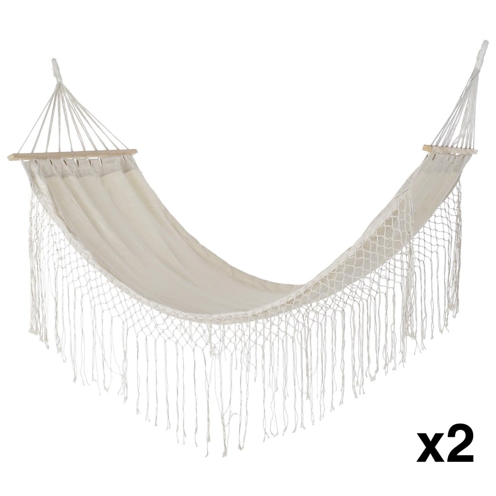 Lot 2 hamacs en coton