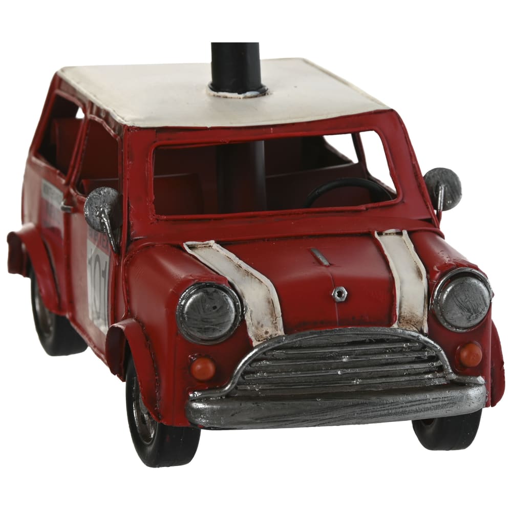Lot 2 lampes de chevet voiture en acier rouge 27x20x13 cm — vue 4