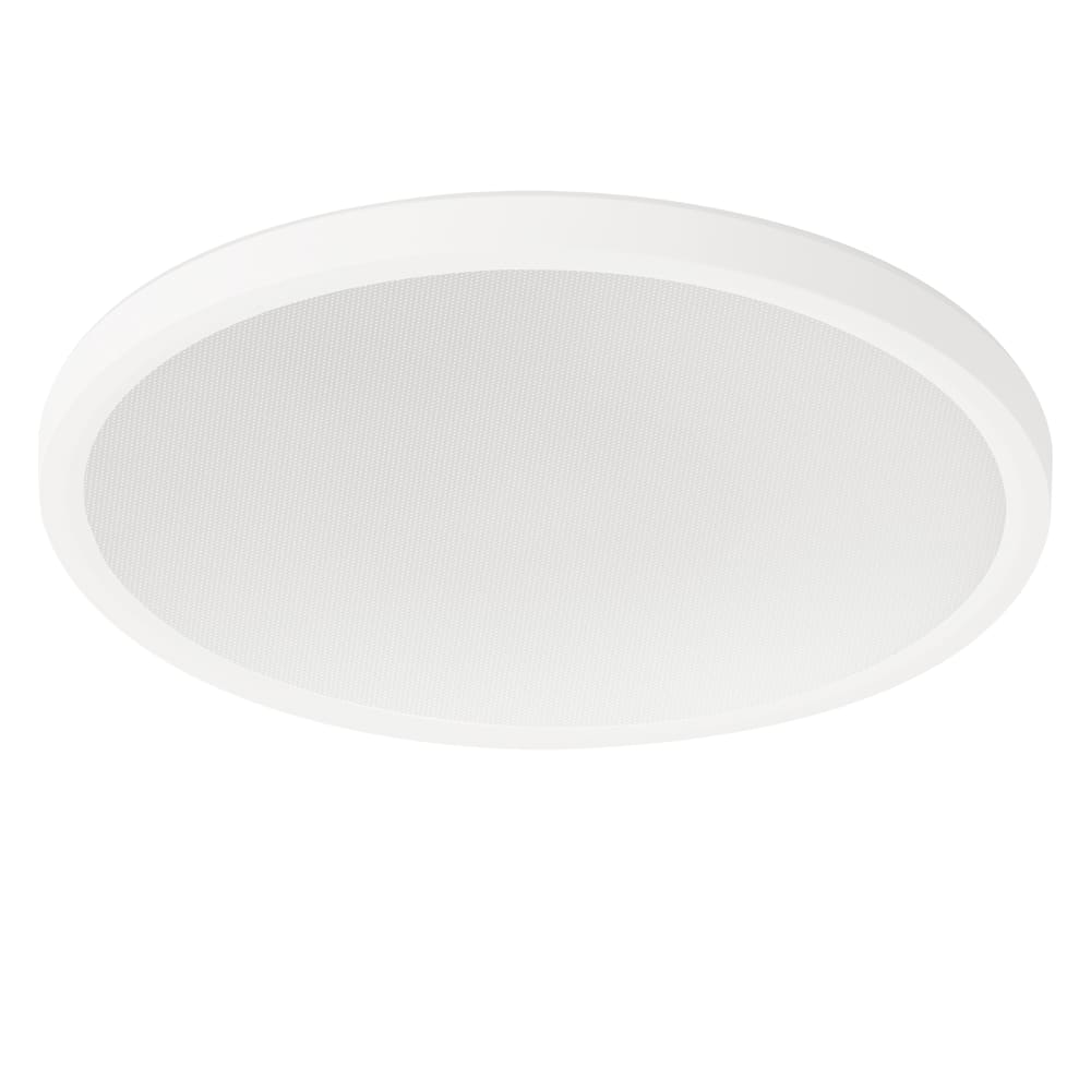 Plafonnier plastique blanc 30x30x2.6cm led 24w