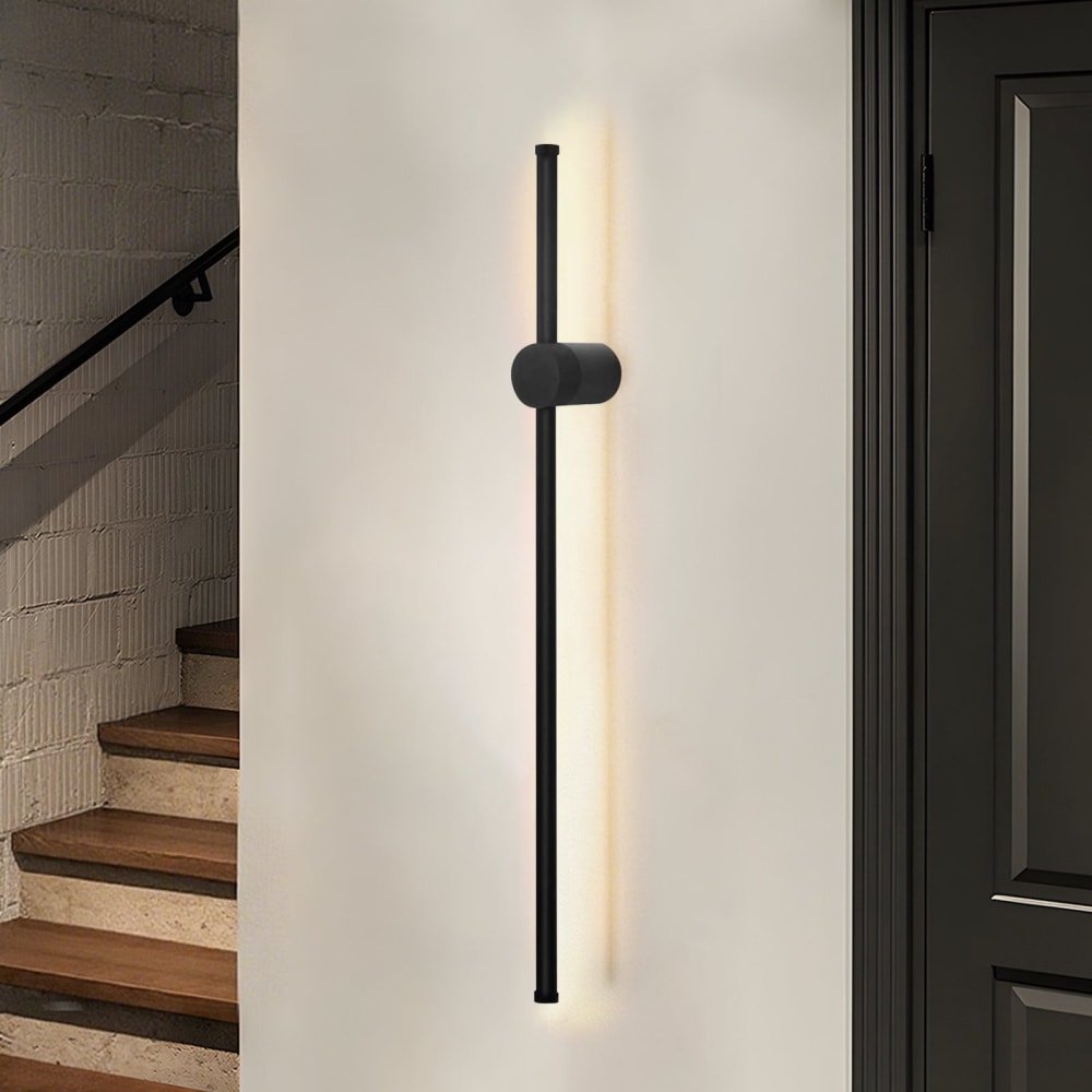 Wandleuchte eisen 60x10x6cm schwarz LED - Maisons Du Monde