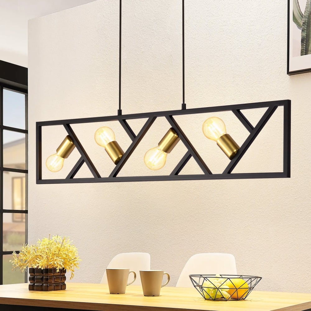 Pendelleuchte, Eisen, H.175CM, Schwarz - Maisons Du Monde