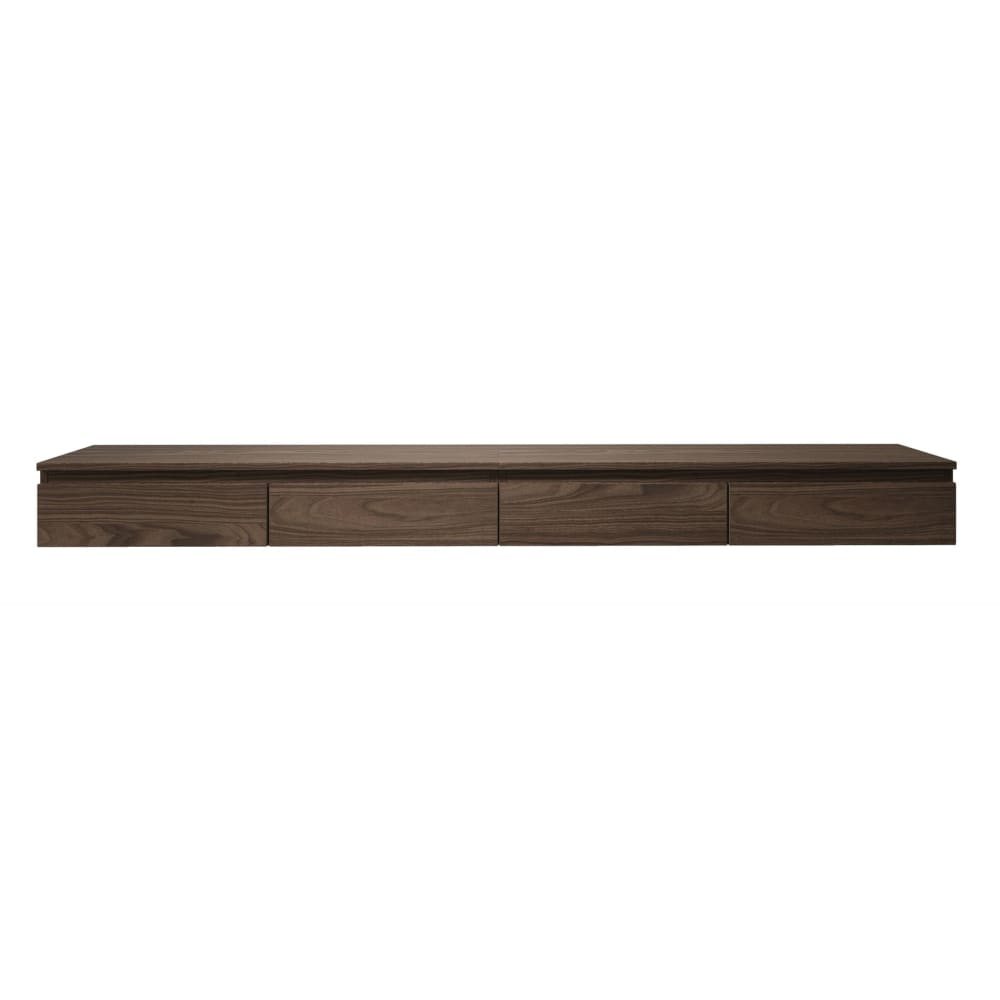 Meuble tv 4 portes, aspect bois noyer wisconsin, 200 cm Meuble tv 4 portes, aspect bois noyer wisconsin, 200 cm
