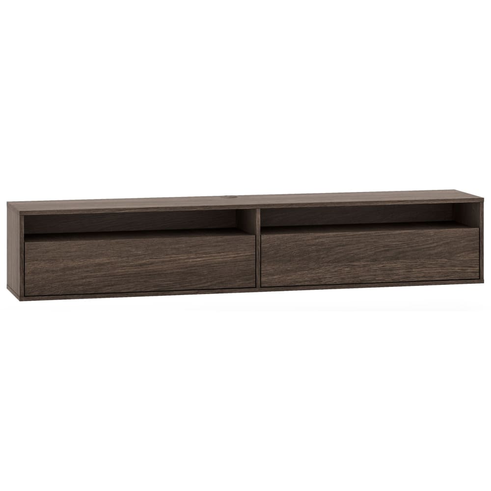 Meuble tv 2 portes et niches chêne dunin 180 cm Meuble tv 2 portes et niches chêne dunin 180 cm