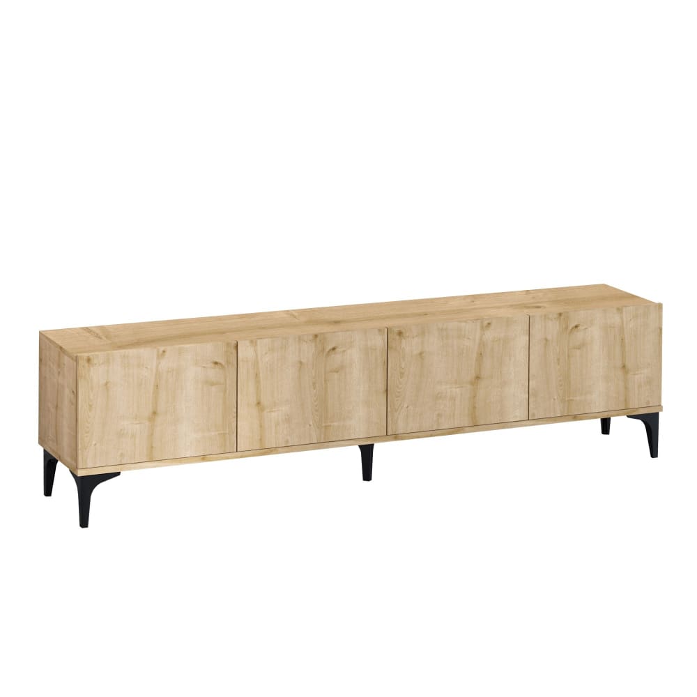 Meuble tv en beige 180 x 35 x 50 cm