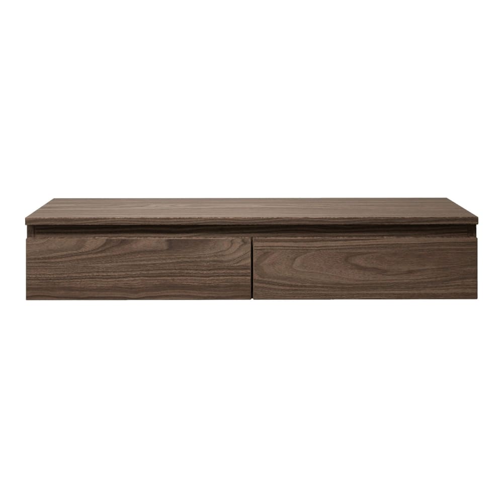 Meuble tv 2 portes, aspect - noyer