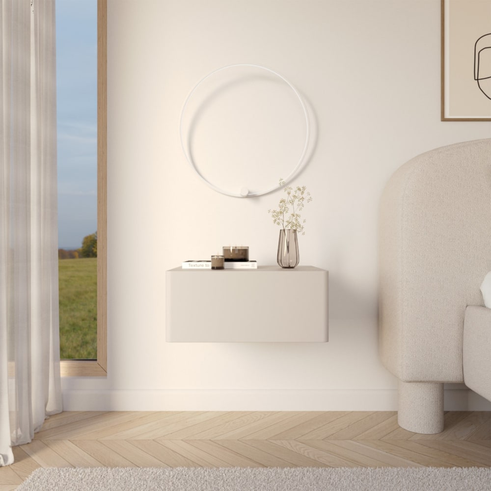 Hängenachttisch 1-schubladig, Kaschmir, 50cm - Maisons Du Monde