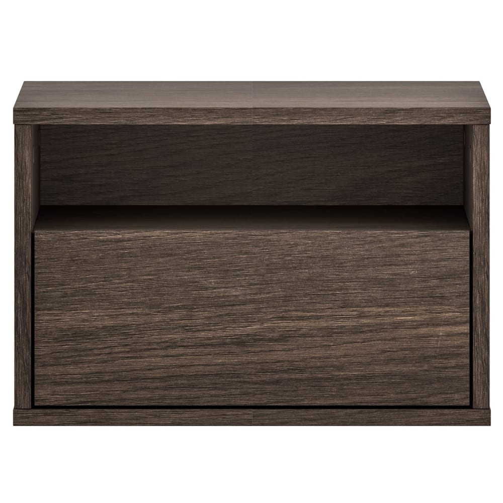 Table de chevet suspendue avec tiroir et niche, chêne dunin, 45 cm Table de chevet suspendue avec tiroir et niche, chêne dunin, 45 cm