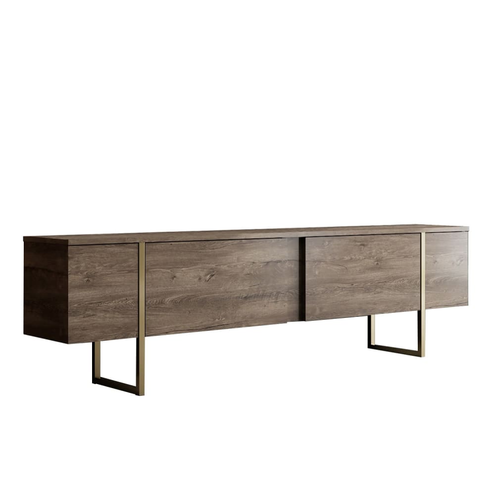 Meuble tv en bois marron 180 x 30 x 50 cm